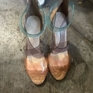 Jessica Simpson cork heels